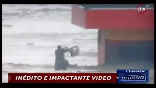 Habitante de Chañaral dio a conocer inédito video de aluvión en Chañaral  CHV Noticias [upl. by Lika]