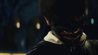 Tokyo Ghoul LIVE ACTION Kaneki vs Amon Full Fight HD [upl. by Bora]