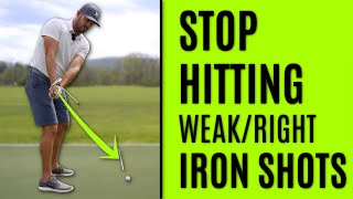 GOLF Stop Hitting WeakRight Iron Shots [upl. by Benis]