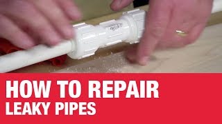 How To Repair Leaky Pipes  Ace Hardware [upl. by Asined]