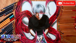 Drawing 3D kaneki Ken kagune Tokyo Ghoul [upl. by O'Callaghan]