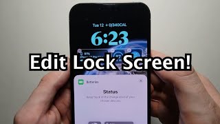 How to Edit iPhone Lock Screen  iOS 16 Easy [upl. by Hubbard555]