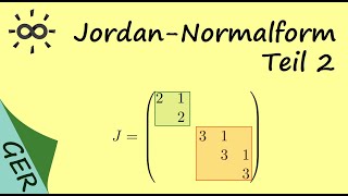 JordanNormalform  Teil 2  Beispiel [upl. by Reni583]