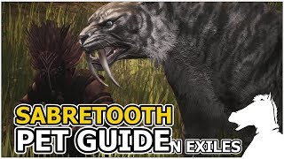 SABRETOOTH  Pets Guide  CONAN EXILES [upl. by Langan]