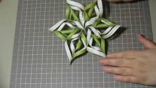 Snowflake Star Ornamentwmv [upl. by Ibloc]