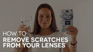 How to remove scratches from your lenses [upl. by Ahsitruc]