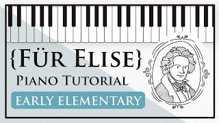 How to Play Für Elise on Piano  Super Easy Tutorial [upl. by Nevins]