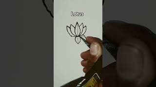 lotus mehndi flower viralvideo shorts youtubeshorts [upl. by Coe196]