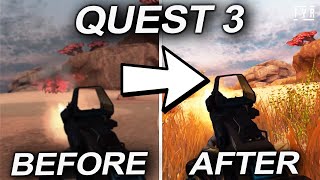 QUEST 3 vs Quest 2 HUGE Graphics UPGRADE [upl. by Adnilra]