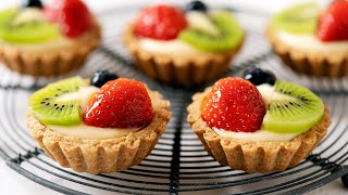 Mini Fruit Tarts Recipe [upl. by Kinemod]