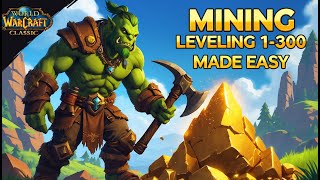 1  300 Mining Made Easy  Wow Classic Guide [upl. by Ahsinnek]