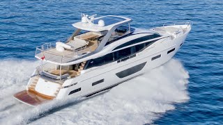 925M Superyacht Sea Trial  Princess Y85 [upl. by Iclehc680]