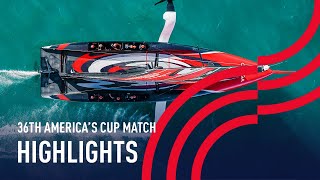 36th Americas Cup Highlights [upl. by Llij]