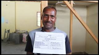 UNSKILLED WORKER MANDEEP SINGH P3596880 WORKING VIDEO [upl. by Cyna707]