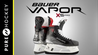 Bauer Vapor X5 Pro Hockey Skates  Product Review [upl. by Zadoc]