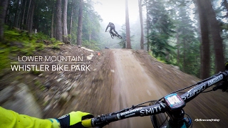 Mountain Biking the lower Whistler Bike Park [upl. by Bibby824]