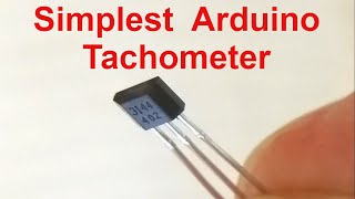 Arduino Uno Tachometer RPM using 3144 Hall Effect Sensor [upl. by Strickman952]