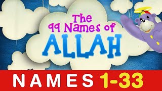 Learn the 99 Names of ALLAH with Zaky 1 to 33 [upl. by Lalo]