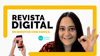 🚩 COMO CREAR UNA REVISTA DIGITAL ¡GRATIS EN CANVA 👈 [upl. by Sisco47]