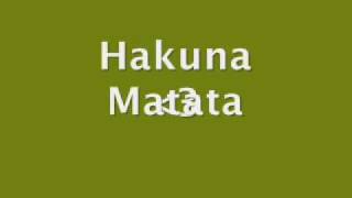 hakuna matata french lyrics [upl. by Aitsirk]