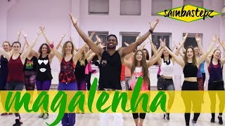 Magalenha Samba Zumba  How to dance Magalenha  Sergio Mendes [upl. by Llyrpa]