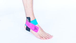 TRUETAPE® Achilles Tendonitis  Kinesiology Tape Instruction [upl. by Hardi855]