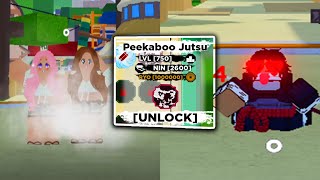 PEEKABOO Sub Jutsu LocationShowcase  Shinobi Life 2 [upl. by Odidnac]