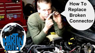 Replace Fuel Injector Connector [upl. by Anaiuq705]