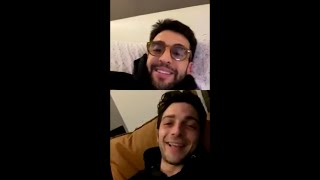 Gianluca Ginoble and Piero Barone Il Volo Live Chat [upl. by Raseta]