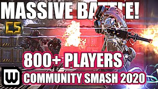 PLANETSIDE 2 MASSIVE BATTLE 800 Players  Community Smash 2020 [upl. by Hoban230]