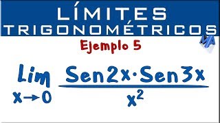 Límites Trigonométricos  Ejemplo 5 [upl. by Aneetak]