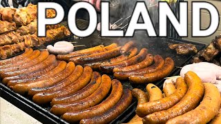 🇵🇱 POLISH STREET FOOD KRAKOW POLAND WALKING TOUR 4K HDR [upl. by Eimmac]