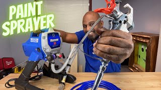 HOW TO USE A PAINT SPRAYER LIKE A PRO [upl. by Eiraminot]