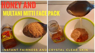 How to Make a Honey and Multani Mitti Face Pack  Face pack to make your skin radiant and glowing [upl. by Kathi]