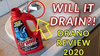 Does Drano Really Work Drain Clogged 2020 [upl. by Nevart]