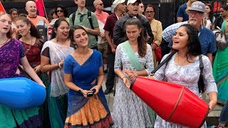 Hare Krishna kirtan by Kishori Yatra at Boston Ratha Yatra 2019 [upl. by Arihppas819]