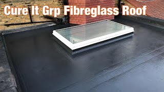 New GRP fibreglass roof  using Cure it [upl. by Htrow299]