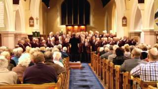 Trelawnyd Male Voice Choir singing Calon Lan at Parish Church Prestatyn [upl. by Bysshe]