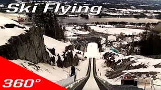 Vikersund SkiFlying 360° Experience [upl. by Tohcnarf]