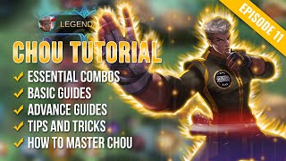 CHOU Tutorial amp Guide 2021 English Skills Combo Tips amp Tricks  Mobile Legends  ML [upl. by Anilatsyrc729]