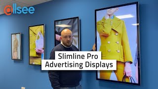 Digital Signage Product Overview  Slimline Pro Advertising Display [upl. by Anahs]