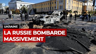 Ukraine  la Russie bombarde massivement  JT RTBF [upl. by Nosredna284]