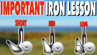 REALLY IMPORTANT IRON LESSONDONT OVERLOOK Simple Golf Tips [upl. by Emmet356]