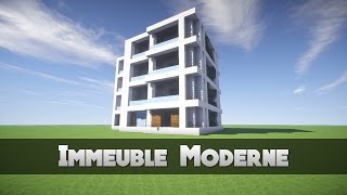 TUTO IMMEUBLE MODERNE   Minecraft [upl. by Penthea]