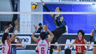 Top 10 Spikes  Jaja Santiago  2021 PVL Open Conference [upl. by Nitsu19]