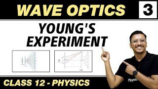 Wave Optics 03  Youngs Experiment  Class 12 NCERT [upl. by Barbarese]