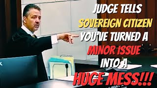 Judge Reminds Sovereign Citizen I TRIED To HELP YOU [upl. by Ilah]