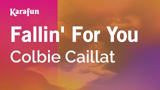 Fallin For You  Colbie Caillat  Karaoke Version  KaraFun [upl. by Lav]