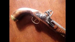 How to load and fire a flintlock pistol [upl. by Alrrats]