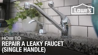 How to Fix A Dripping or Leaky Single Handle Faucet [upl. by Owades]